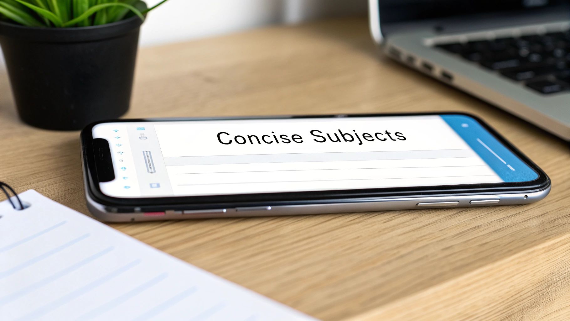 Keep Subject Lines Between 30-50 Characters